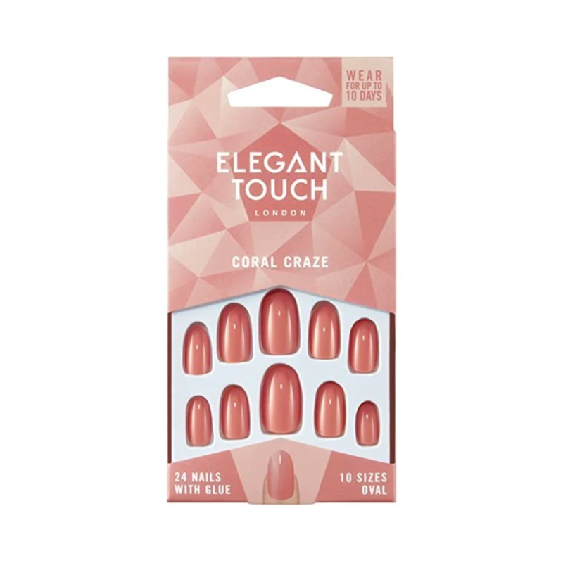 Elegant Touch False Nails Coral Craze