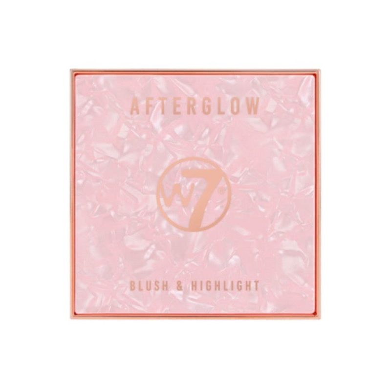 W7 Afterglow Blush & Highlight Palette