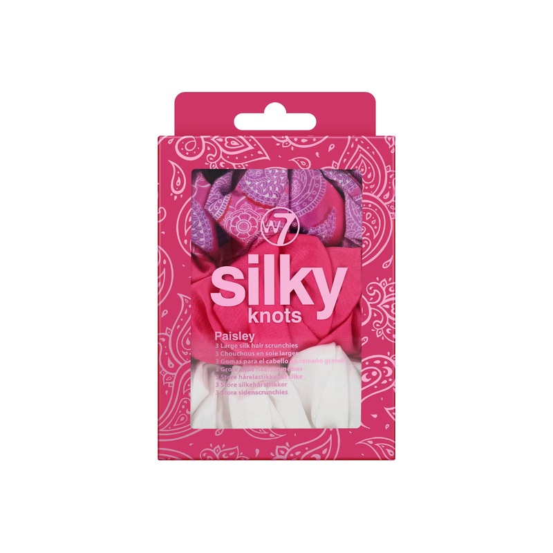 W7 Silky Knots Large Paisley 3pk