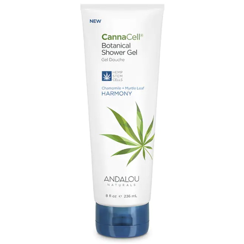 Andalou Naturals CannaCell Botanical Shower Gel Harmony Chamomile + Myrtle Leaf