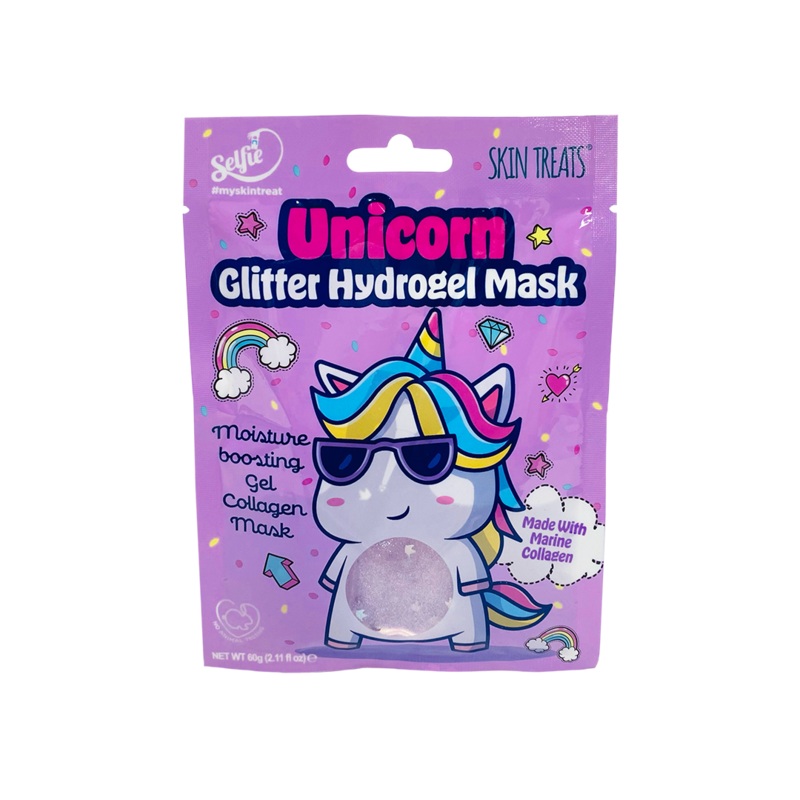 Skin Treats Glitter Face Pink Hydrogel Face Mask