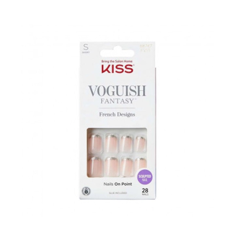 Kiss Voguish Fantasy Nails 88747 FV11 (French Glitter)
