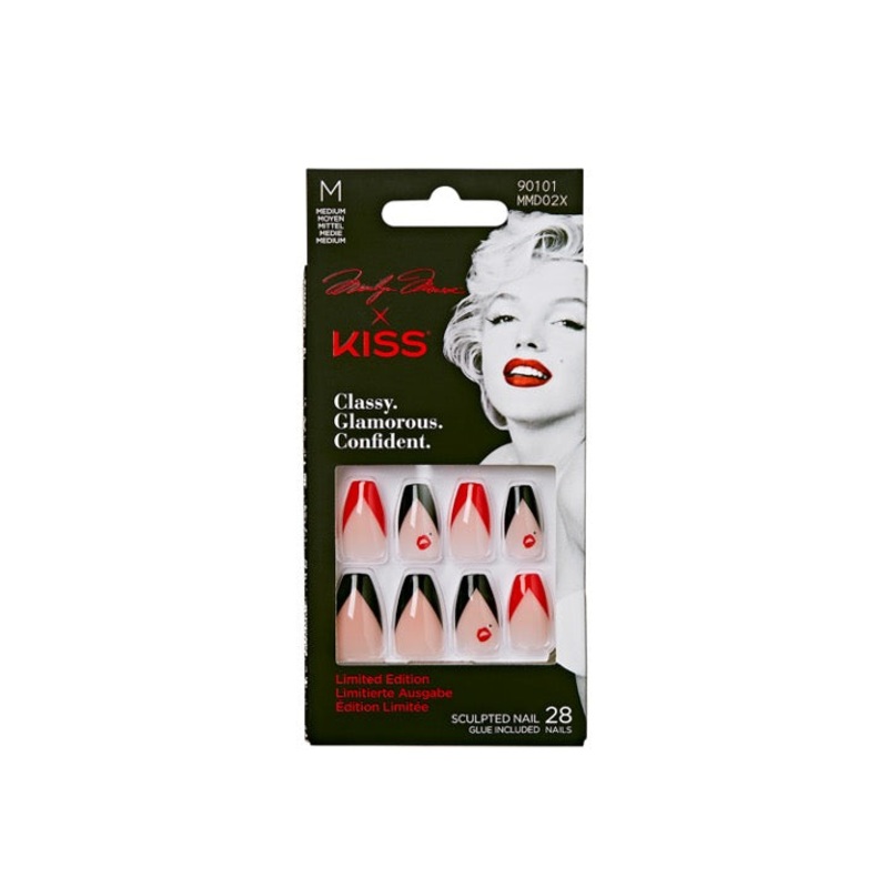 Kiss x Marilyn Monroe Classy Nails 90101