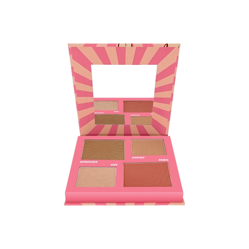W7 Sculpt Power Bronze Blush & Highlight Palette