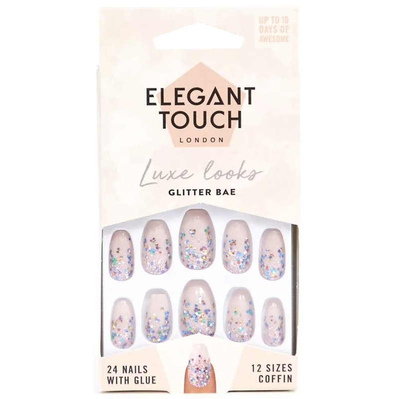 Elegant Touch Nails Luxe looks Glitter Bae