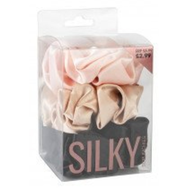 Beauty Outlet Silky Scrunchie 3 Pack BEAU118