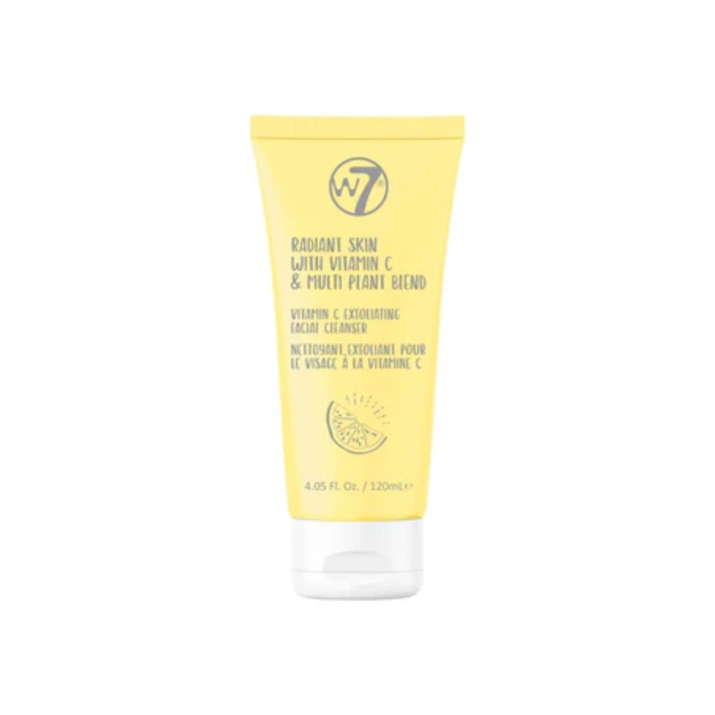 W7 Radiant Skin Exfoliating With Facial Cleanser Vitamin C & Multi Plant Blend