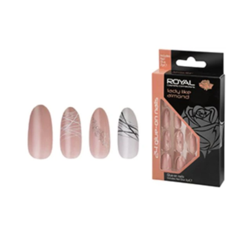 Royal Cosmetics 24 Lady Like Almond Nails NNAI364