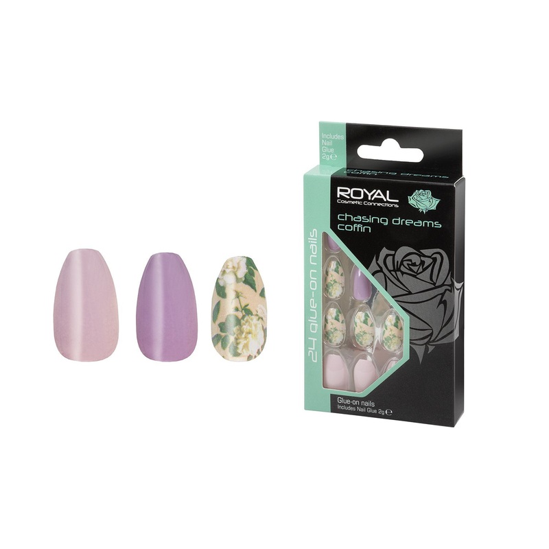 Royal Cosmetics 24 Chasing Dreams Nails + 2G Glue
