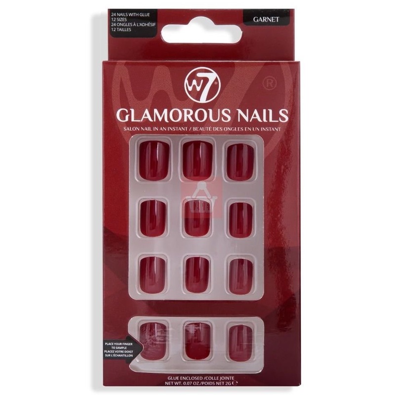 W7 Glamorous Nails Garnet