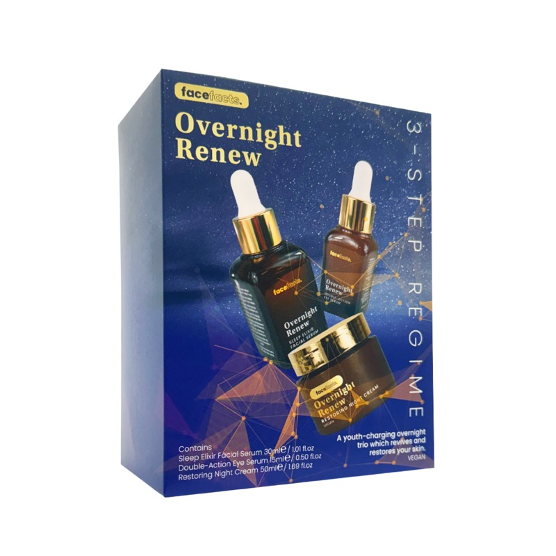 Face Facts Overnight Renew Set 3 Step Regime