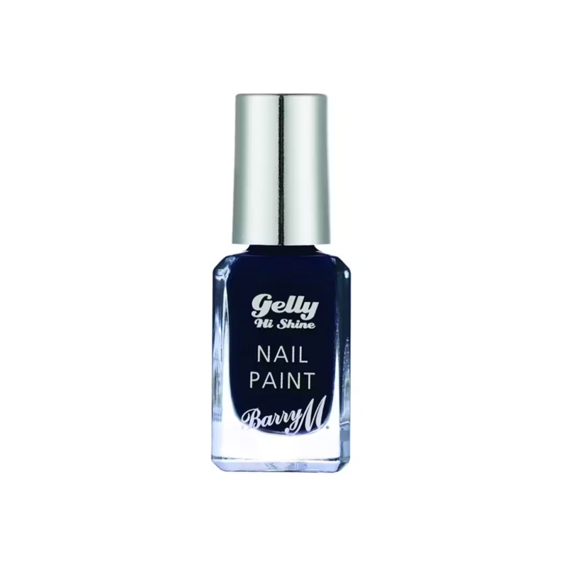 Barry M Gelly Hi Shine Nail Paint Black Grape