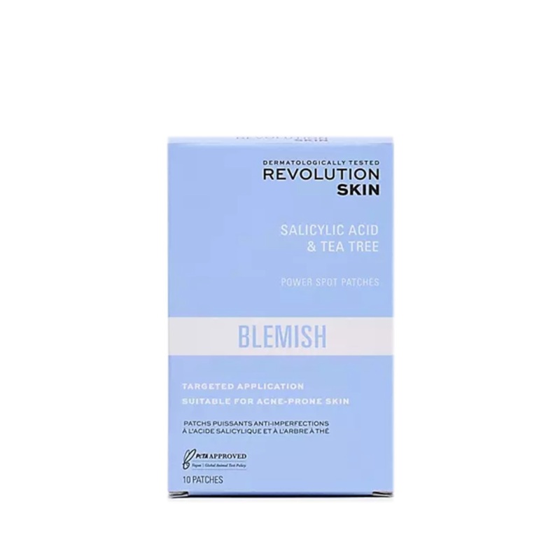 Revolution Skin Salicylic Acid & Tea Tree Blemish Power Spot Patches x10