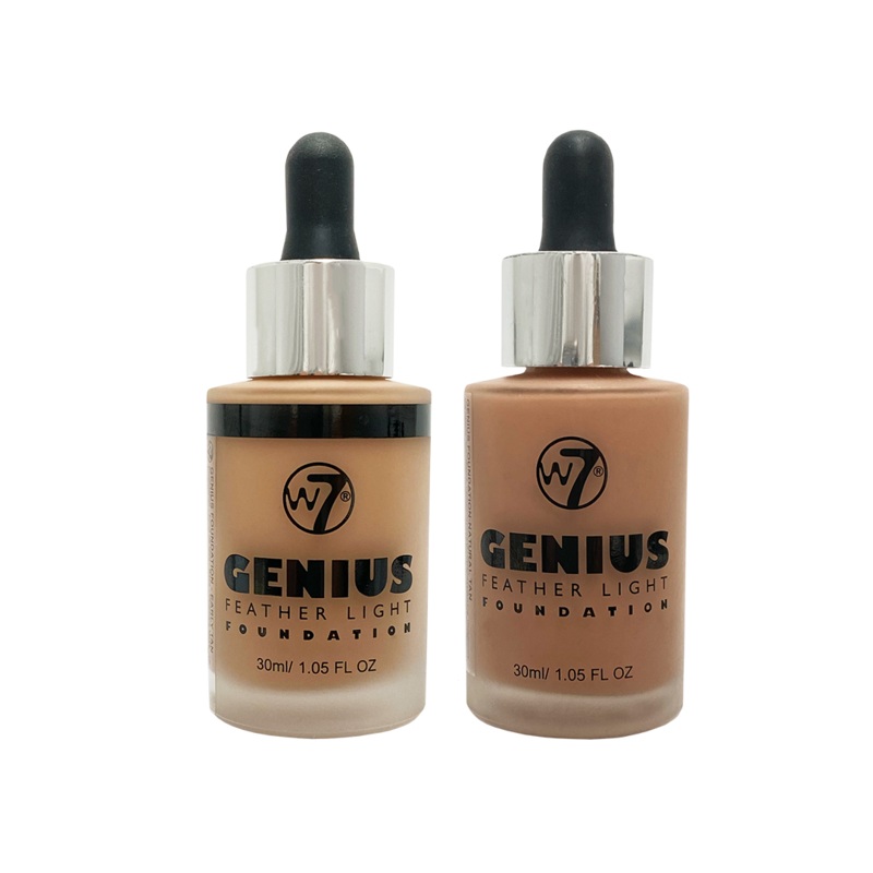 W7 Genius Feather Light Foundation Assorted