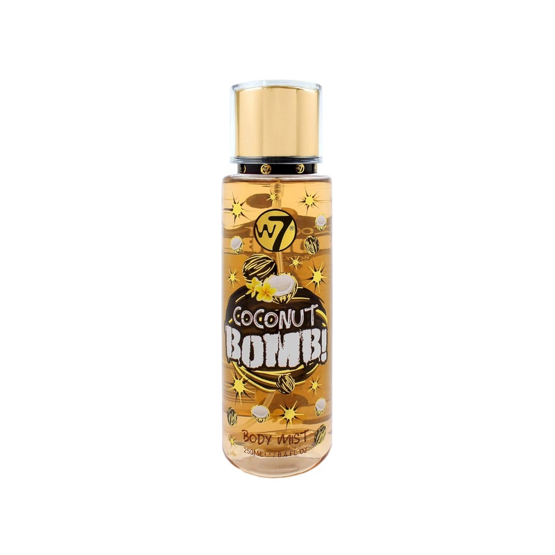 W7 Body Mist Coconut Bomb 250ml Mist