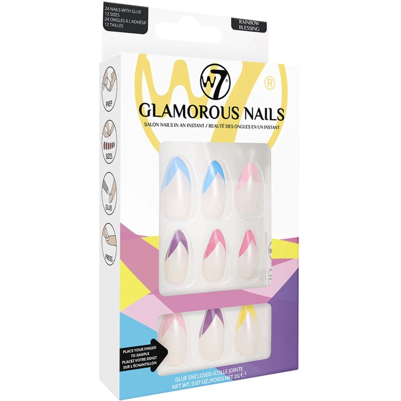 W7 Glamorous Nails Rainbow Blessing