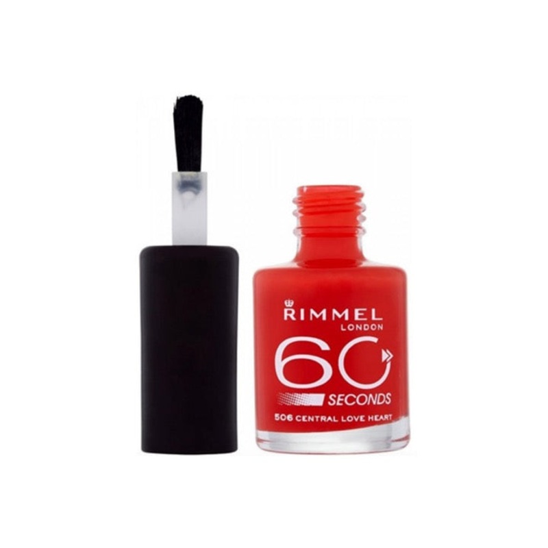 Rimmel 60 Seconds Nail Polish 506 Central Love Heart