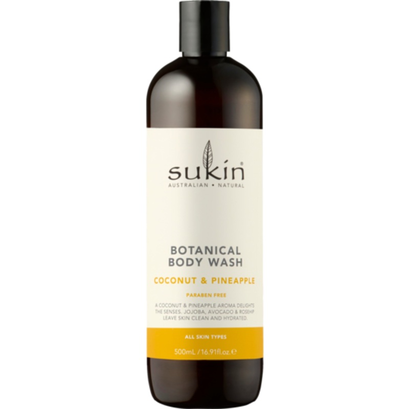 Sukin Botanical Body Wash Coconut & Pineapple 500ml