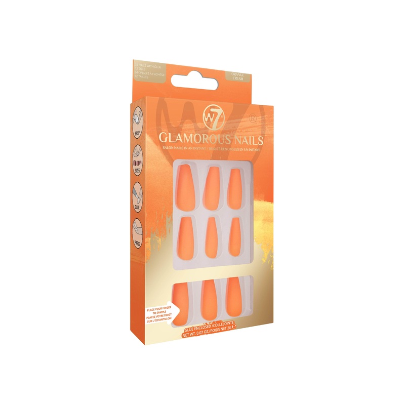 W7 Glamorous Nails Orange Crush