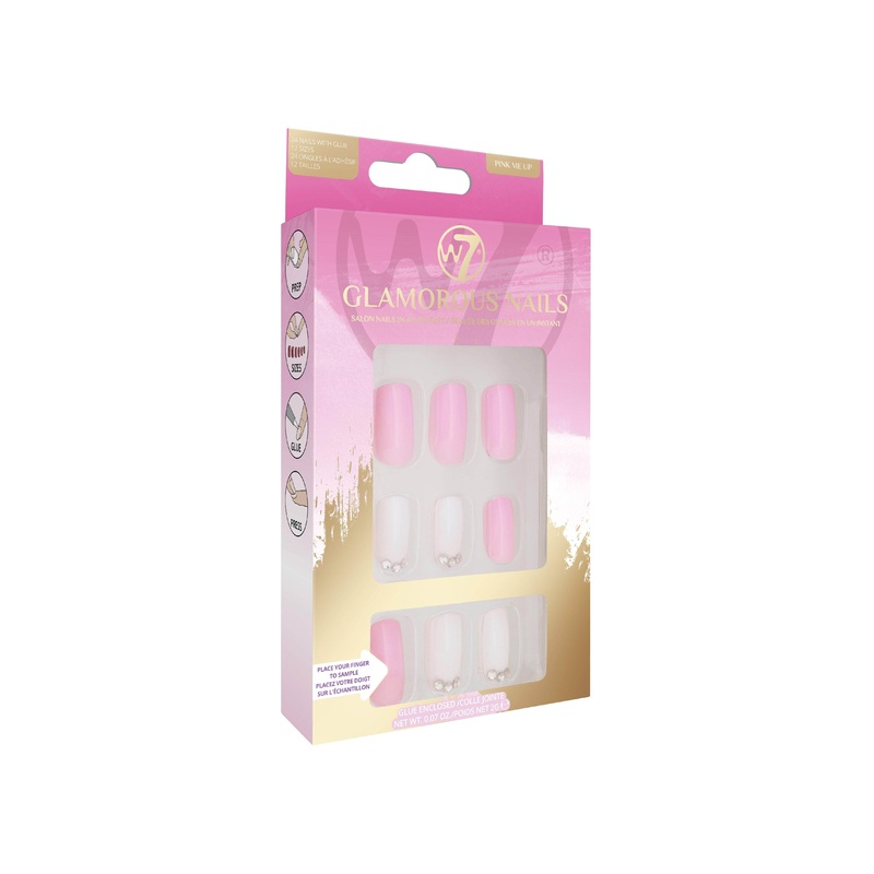 W7 Glamorous Nails Pink Me Up