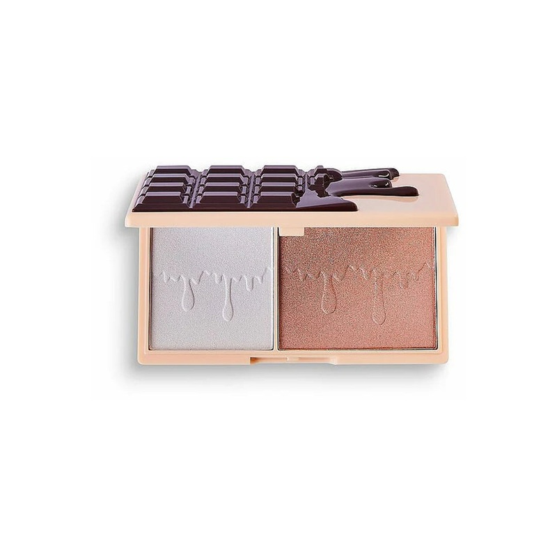 Tester Revolution Mini I Heart Chocolate Fondue Eyeshadow Palette