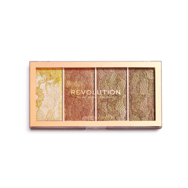 Tester Revolution Vintage Lace Highlighter Palette