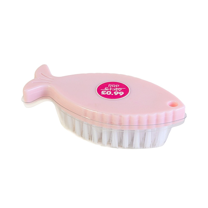 Beauty Outlet Fish Nail Brush Pink BEAU530