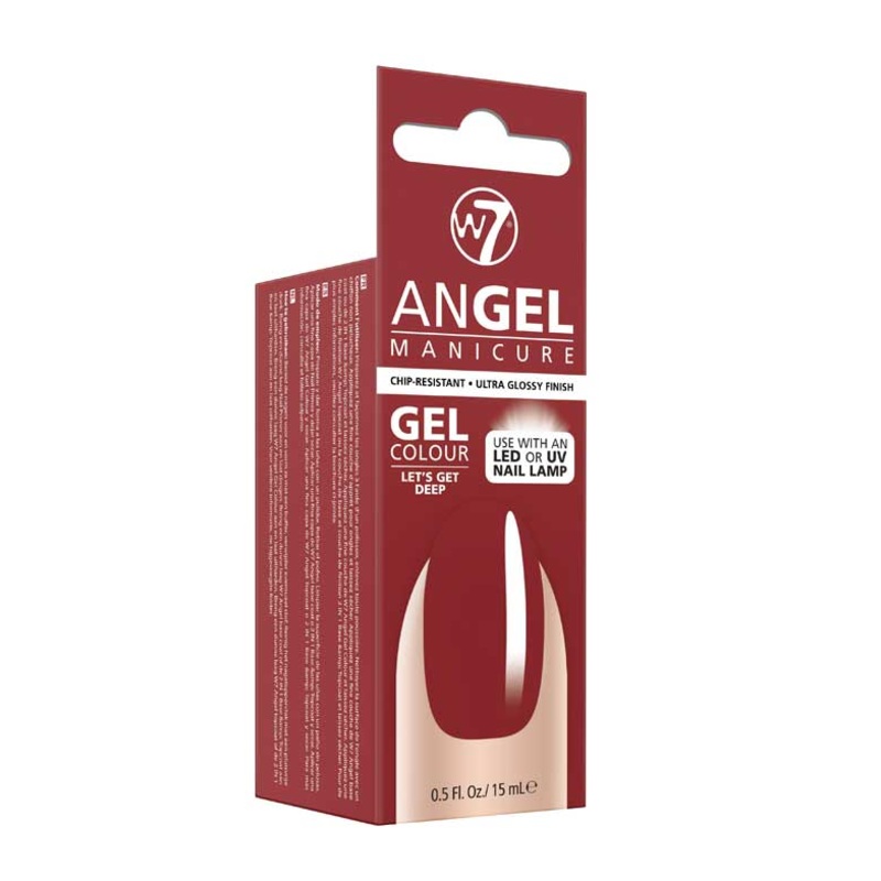 W7 Angel Manicure Gel Polish Lets Get Deep