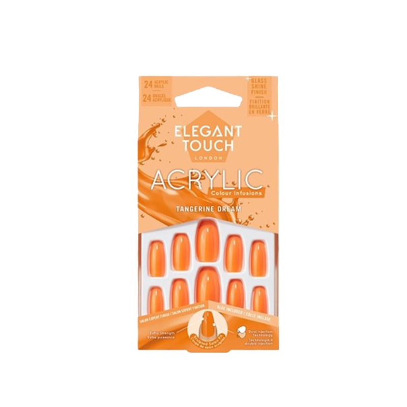 Elegant Touch False Nails Tangerine Dream