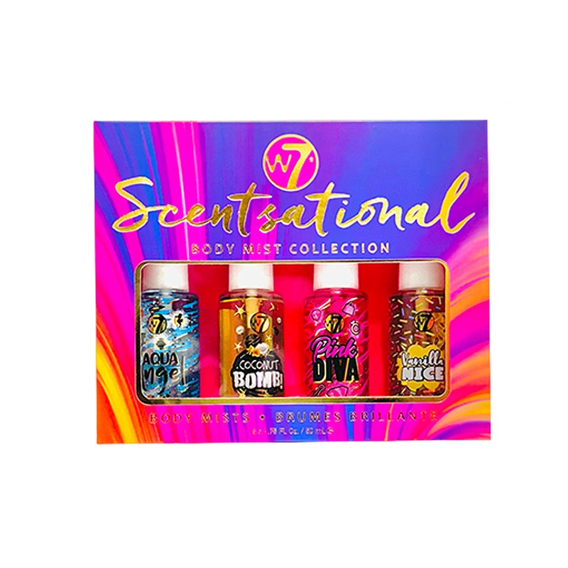 W7 Scentsational Body Mist Collection 4x50ml