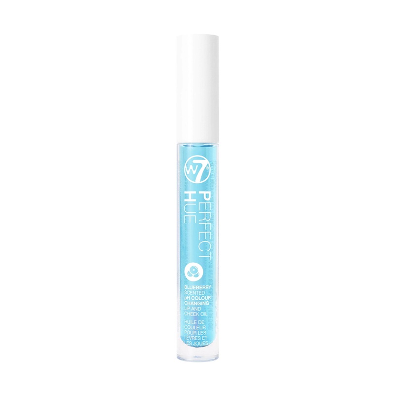 W7 Perfect Hue Lip & Cheek Oil Blueberry