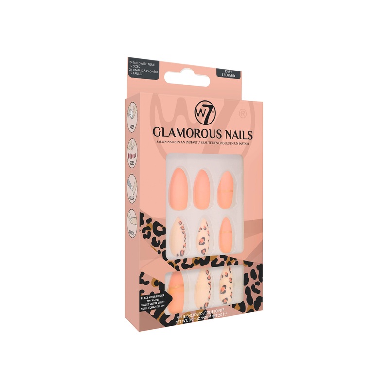 W7 Glamorous Nails Easy Leopard