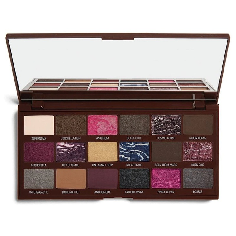 Tester Revolution Chocolate Galactic Chocolate Eyeshadow Palette
