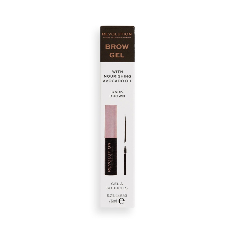 Revolution Brow Fixer Gel Dark Brown