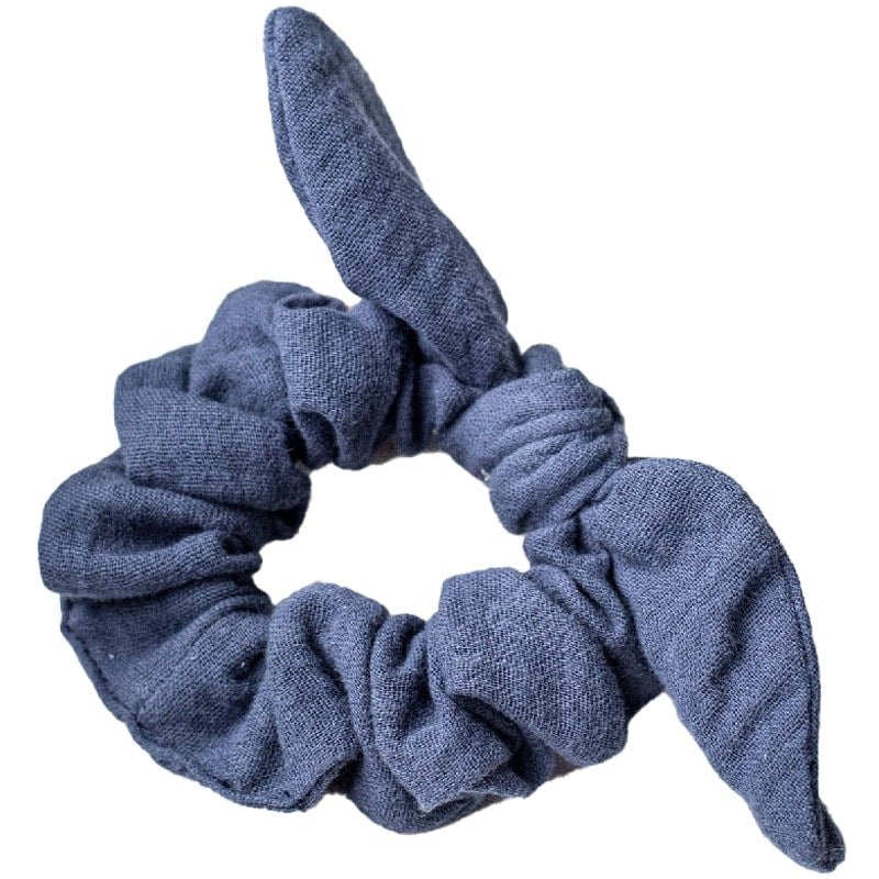 Chouchou Knot Cotton Gauze