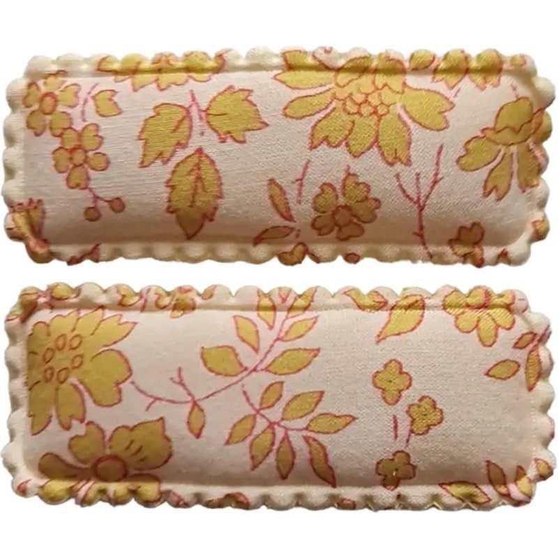 Classic Scallop Clips - Liberty Capel Dandelion