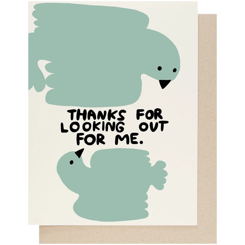 Thanks for Looking Out for Me Card