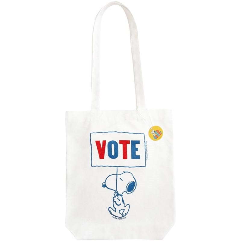 3P4 X Peanuts Vintage Market Tote - Snoopy Vote