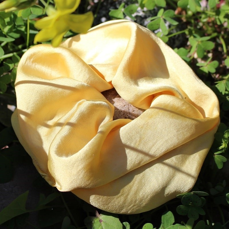 Honey Silk Scrunchie
