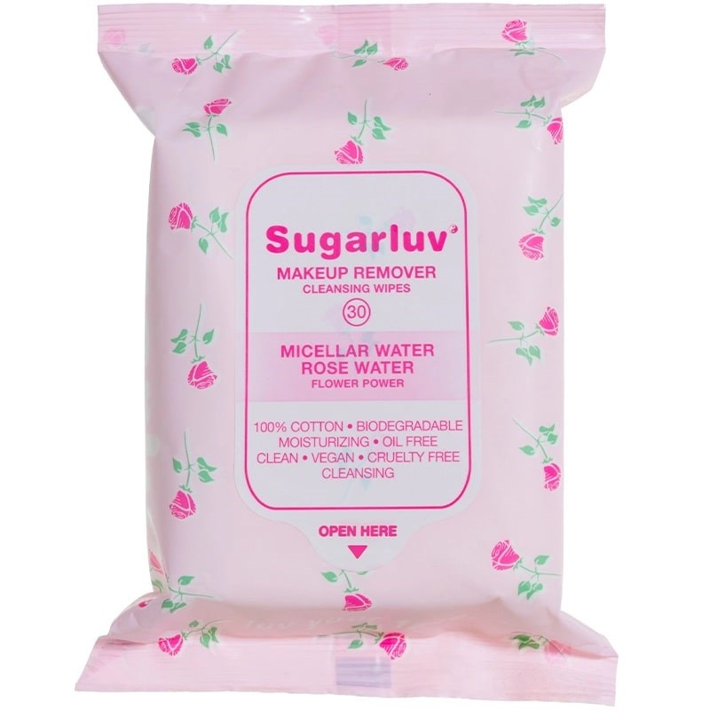Makeup Remover Cleansing Wipes - Micellar Water Rose