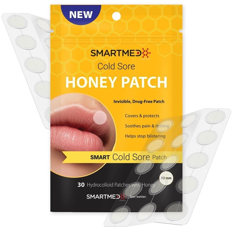 Smart Cold Sore Treatment Patch with Honey