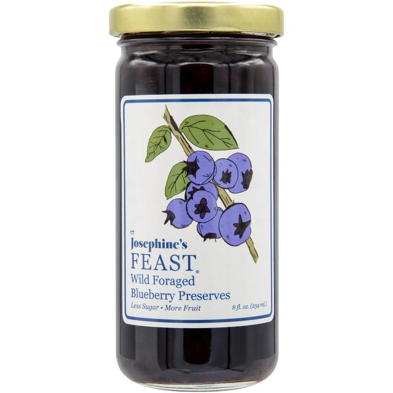 Wild Foraged Blueberry Preserves