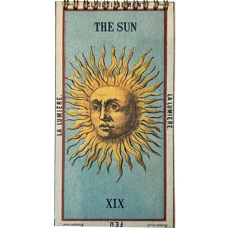 Tarot Card Notebook - The Sun