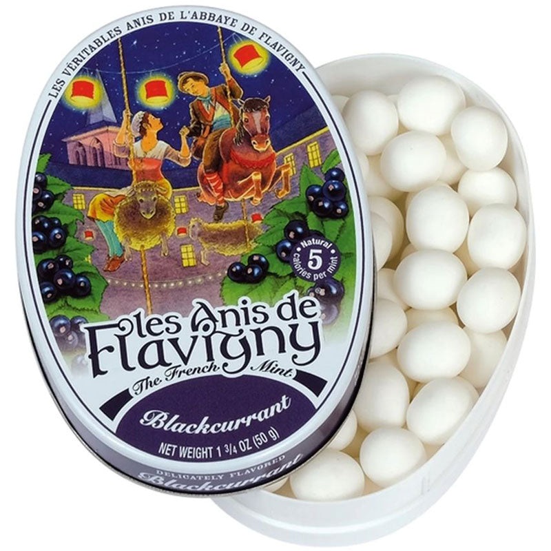 Blackcurrant Flavored Hard Candy