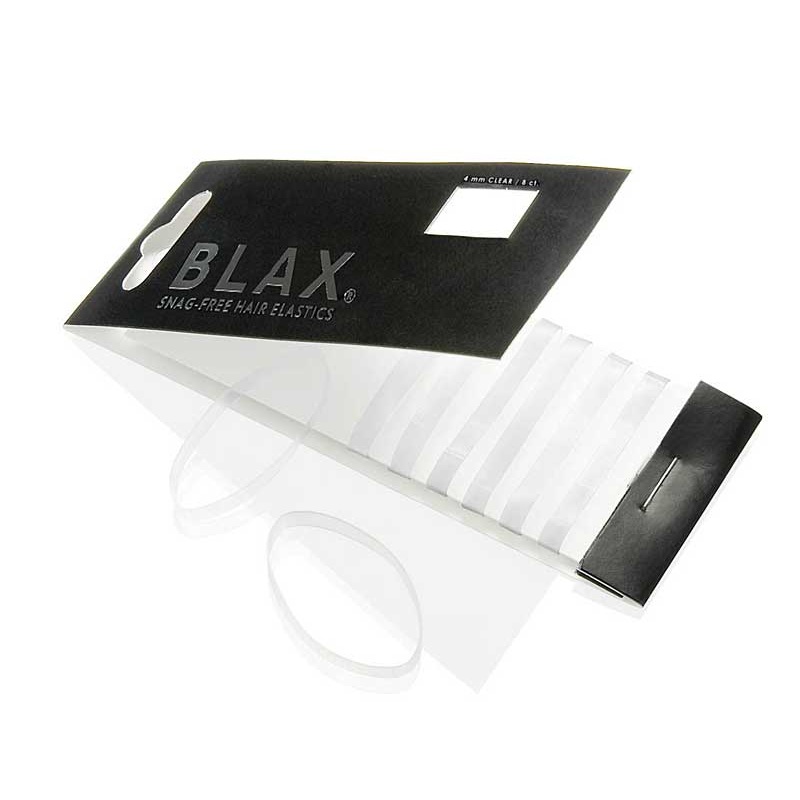 BLAX Snag Free Clear 4 mm Hair Elastics