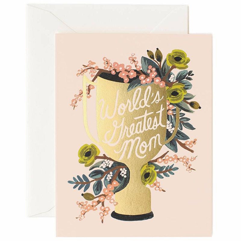 World's Greatest Mom Greeting Card