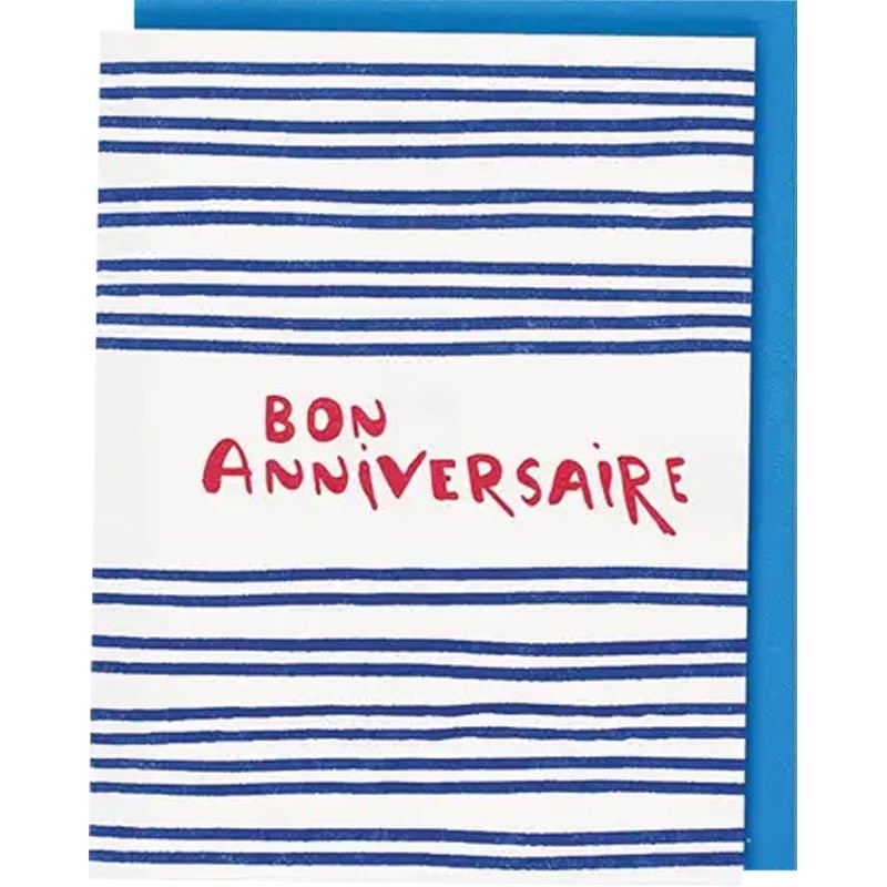 Bon Anniversaire Card