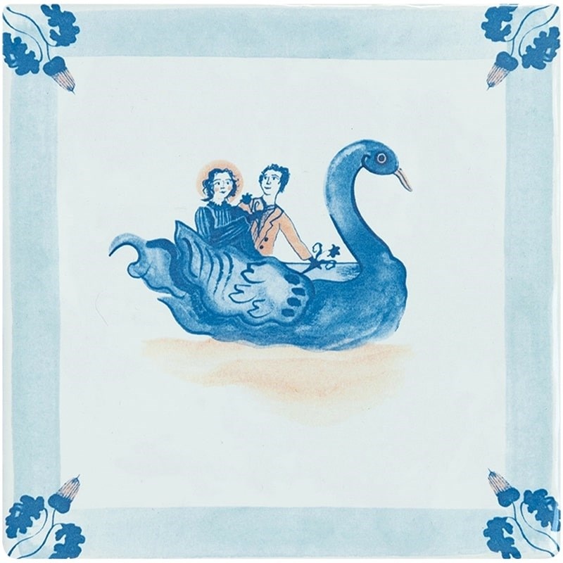 Small Tile - In The Wedding Boat