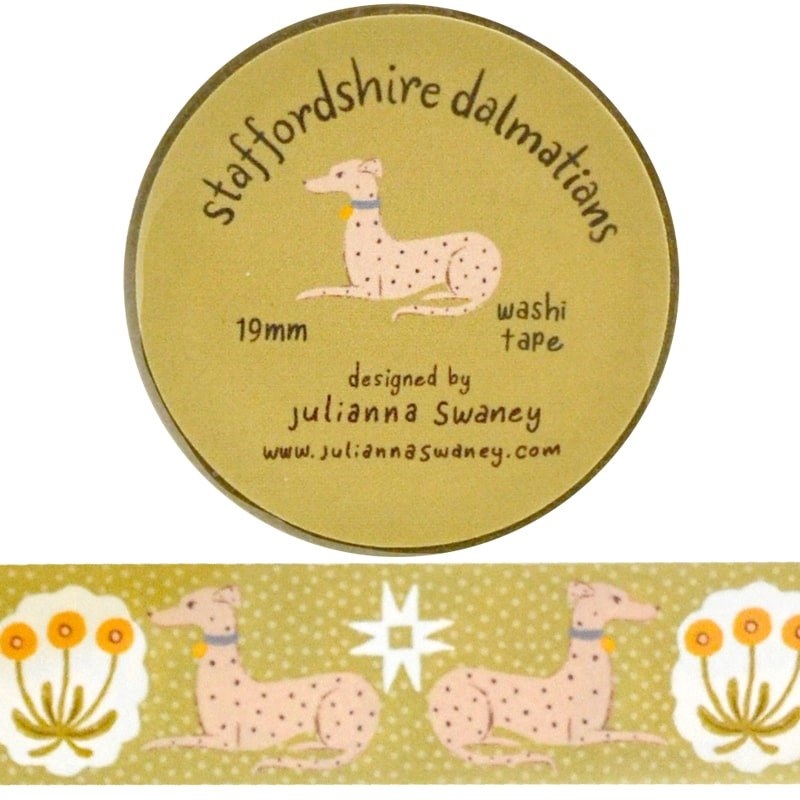 Staffordshire Dalmatians Washi Tape
