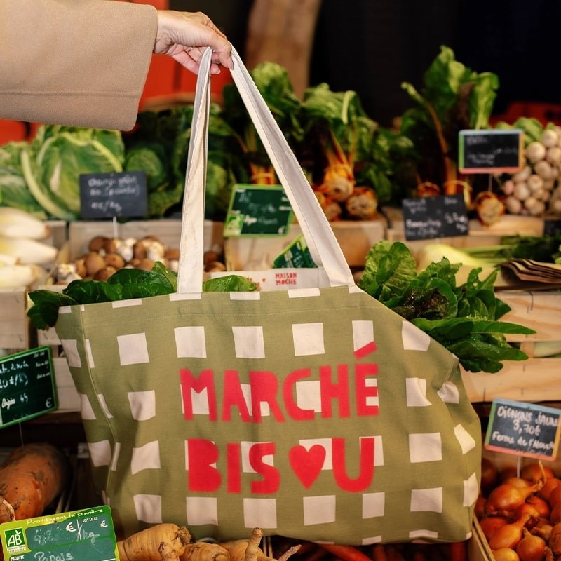 Vichy Market Tote